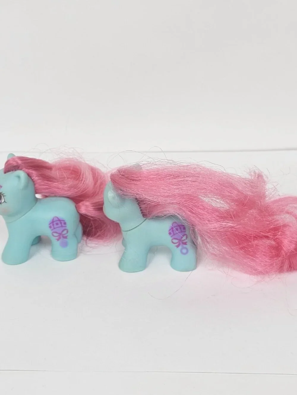 Vintage My Little Pony G1 Teeny Tiny Twins Baby Rattles And Tattles MLP 1989 Set